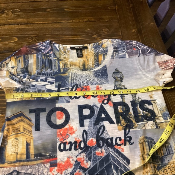 Style & Co. Paris Graphic Women's Top - Multicolor - Picture 5 of 8